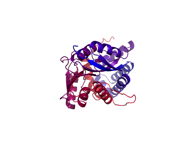 Protein visualized by PyMol OS