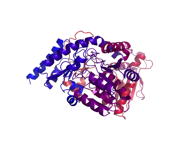 Protein visualized by PyMol OS