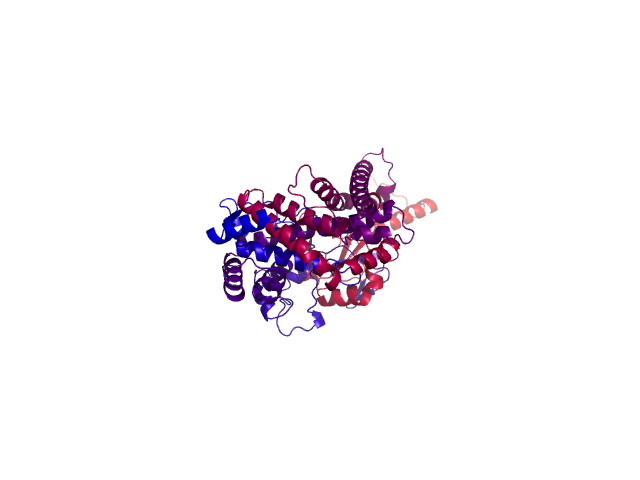 Protein visualized by PyMol OS