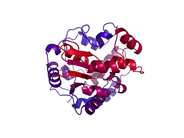 Protein visualized by PyMol OS
