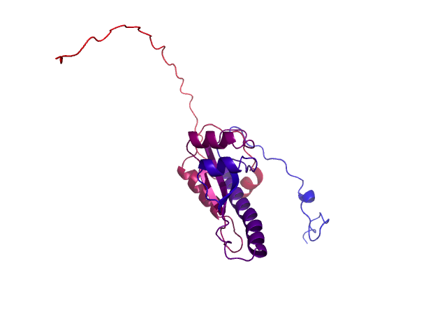 Protein visualized by PyMol OS