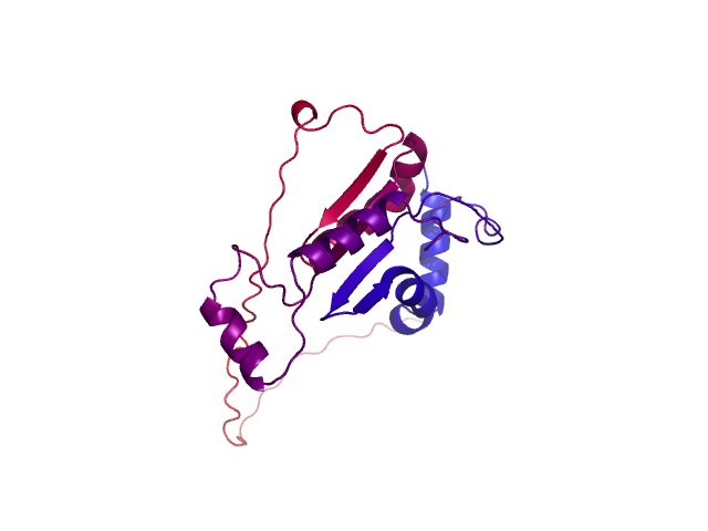 Protein visualized by PyMol OS