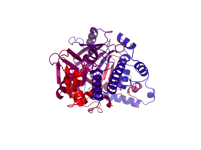 Protein visualized by PyMol OS
