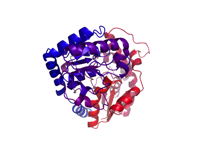 Protein visualized by PyMol OS