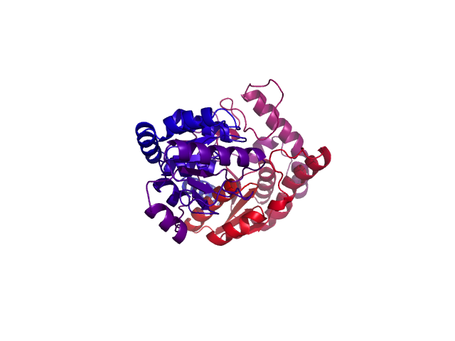 Protein visualized by PyMol OS