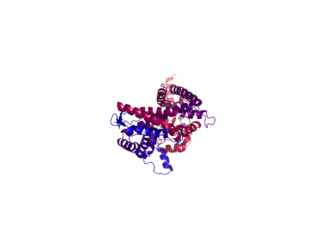Protein visualized by PyMol OS