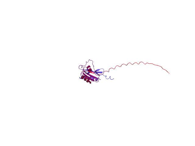 Protein visualized by PyMol OS