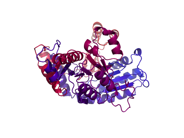Protein visualized by PyMol OS