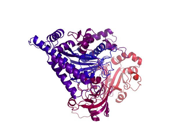 Protein visualized by PyMol OS