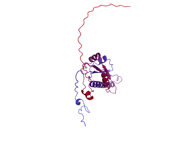 Protein visualized by PyMol OS