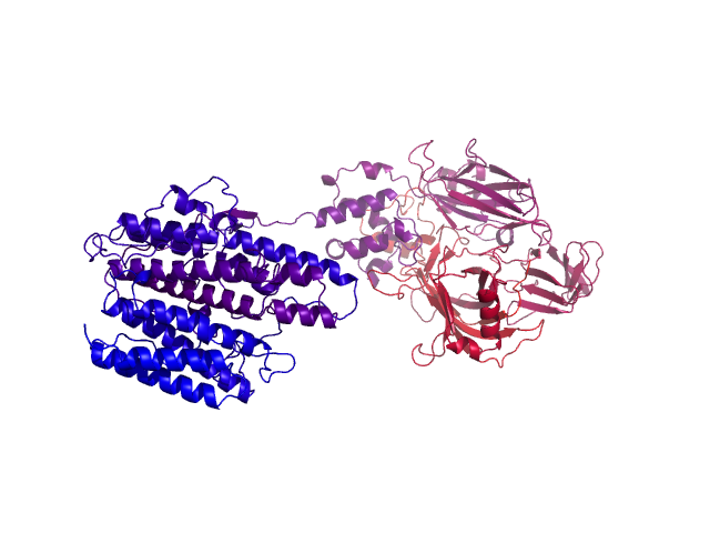 Protein visualized by PyMol OS